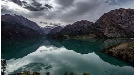 Iskanderkul lake Panj-Chashma spring