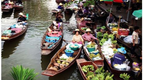 Tha Kha Floating Market